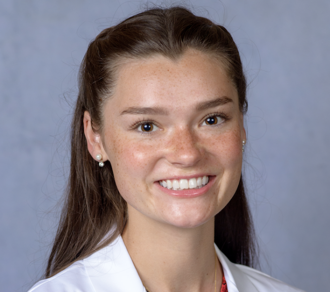 Caroline Tyndall White Coat Photo