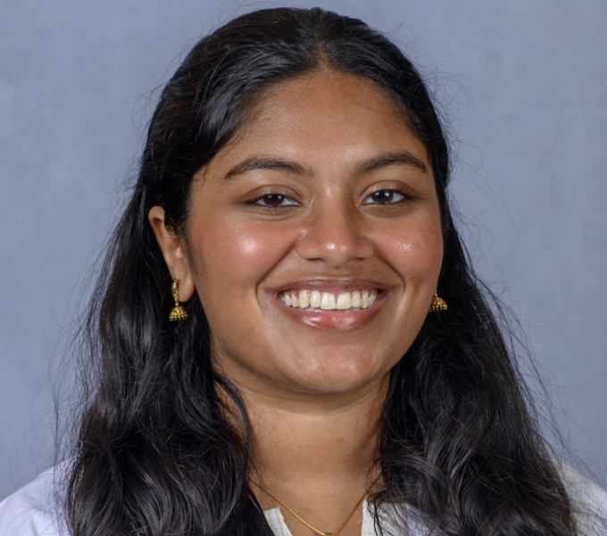 Samyuktha Arunkumar White Coat Photo